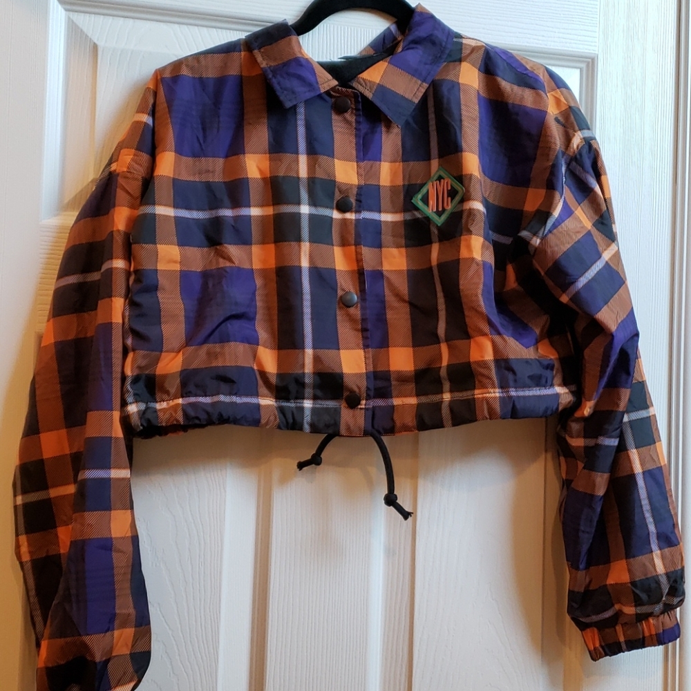 Forever 21 NYC crop windbreaker